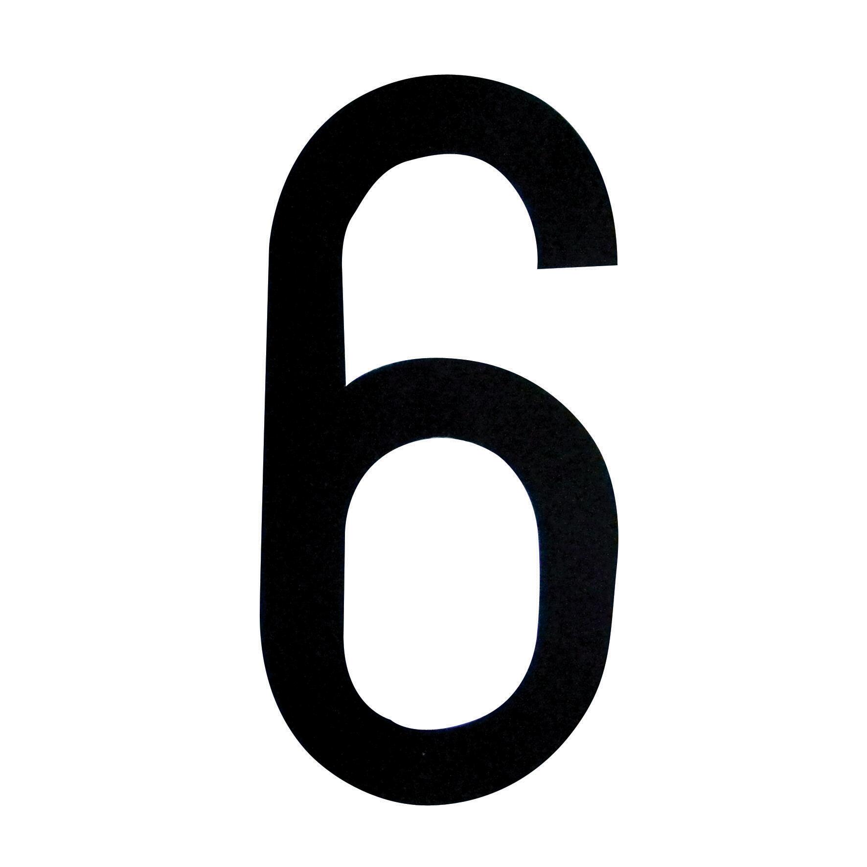 Oggetto numero 6 adesivo, 8 x 5 cm - 2