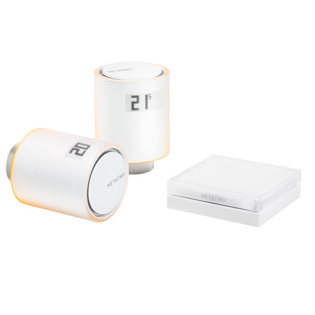 Pack regulação temperatura NETATMO INTELIGENTE COM VÁLVULAS E TERMOSTATO