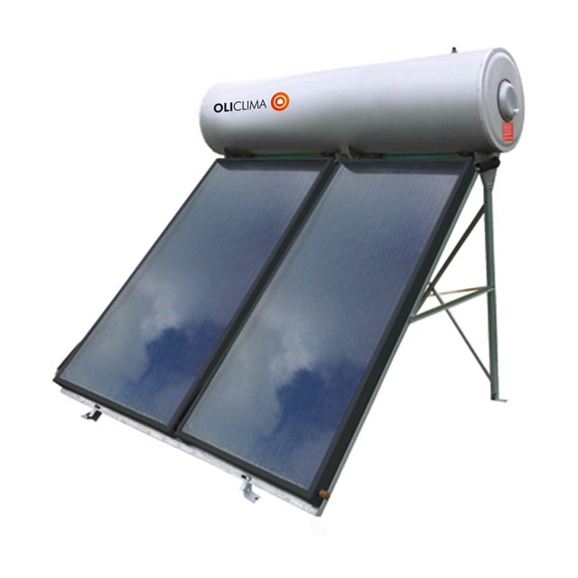 Kit solar termossifão OLI CLIMA A300 PLACA
