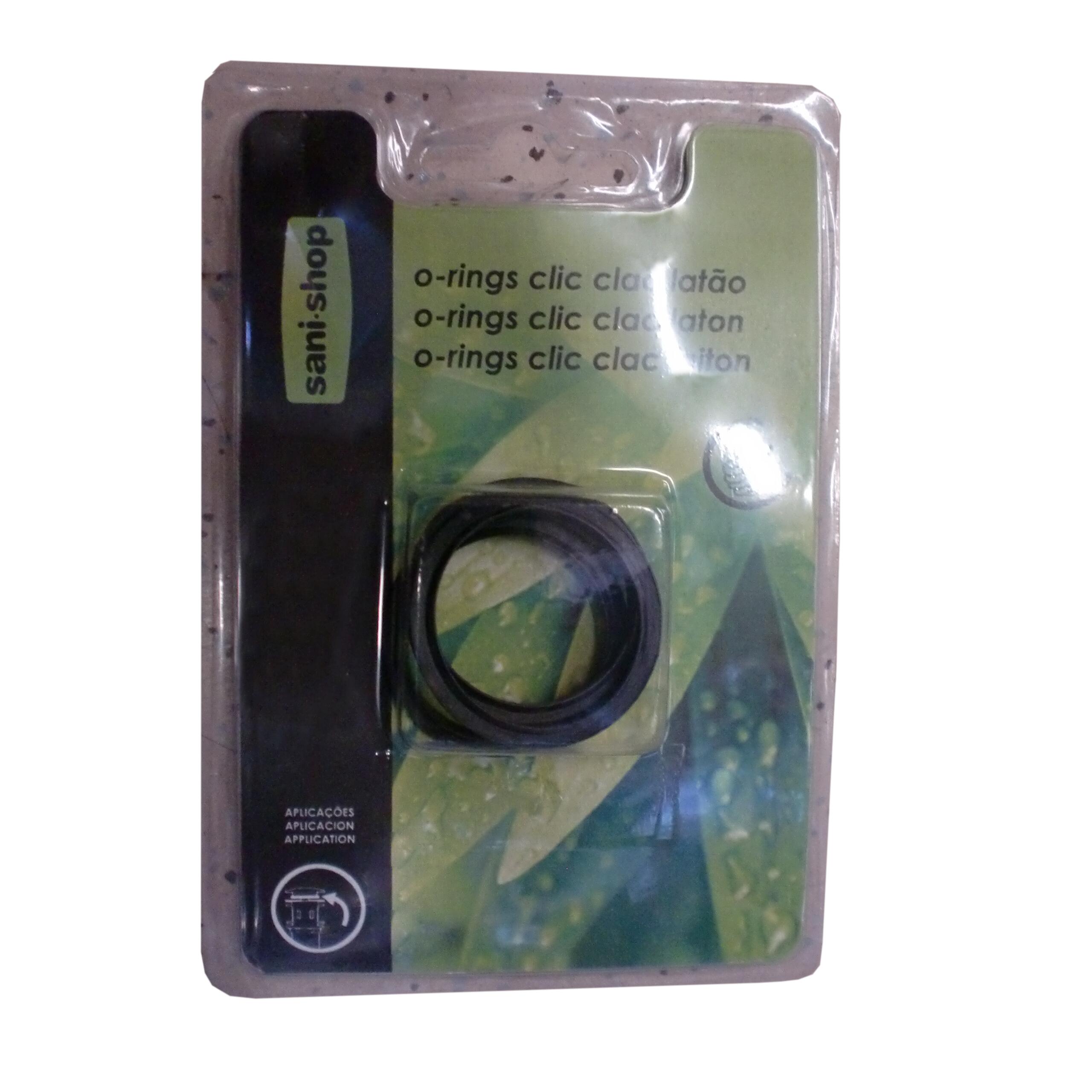 3 orings para vávula clic clac latão SANITOP - 2
