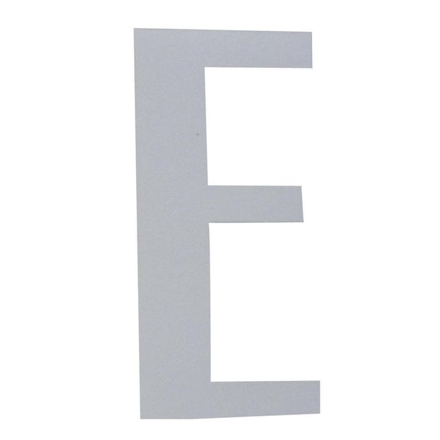 Lettera E adesivo, 7.5 x 5 cm