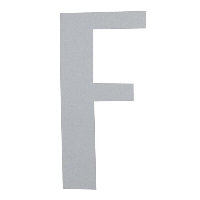 Lettera F adesivo, 15 x 10 cm