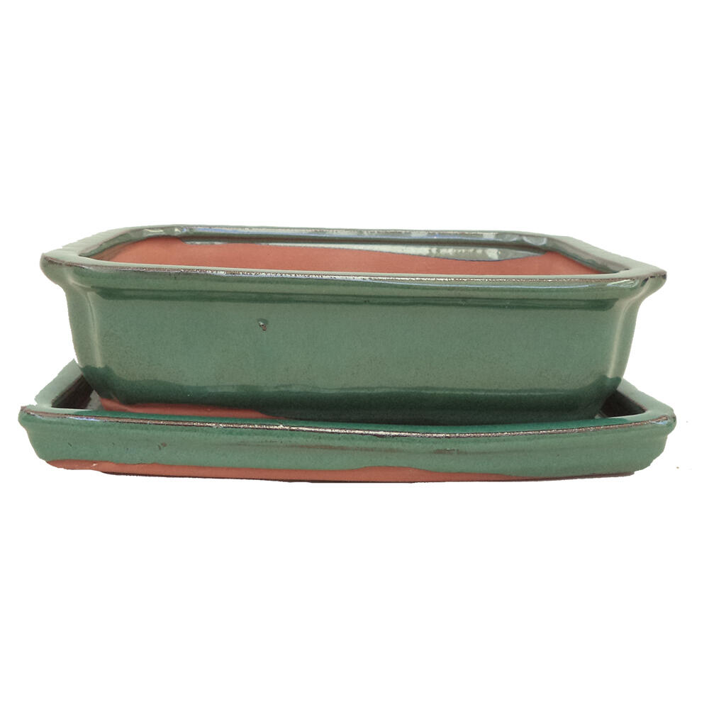 Vaso e prato CERÂMICA VERDE 19 A 22CM - 5