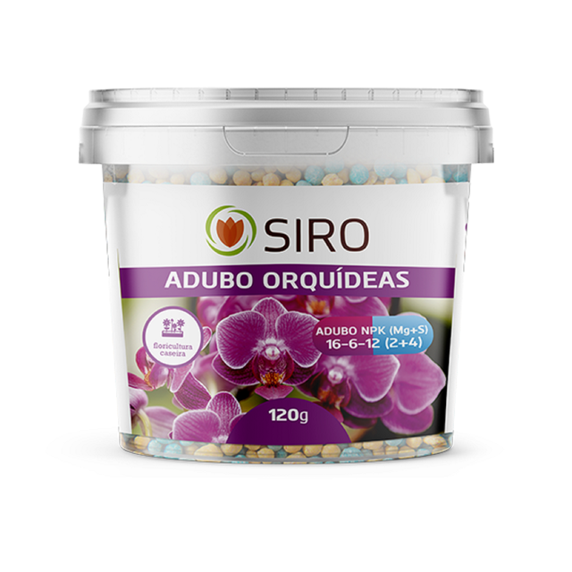 Adubo granulado orquídeas Siro 120gr