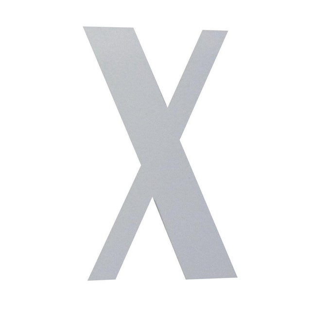 Lettera X adesivo, 3 x 2 cm