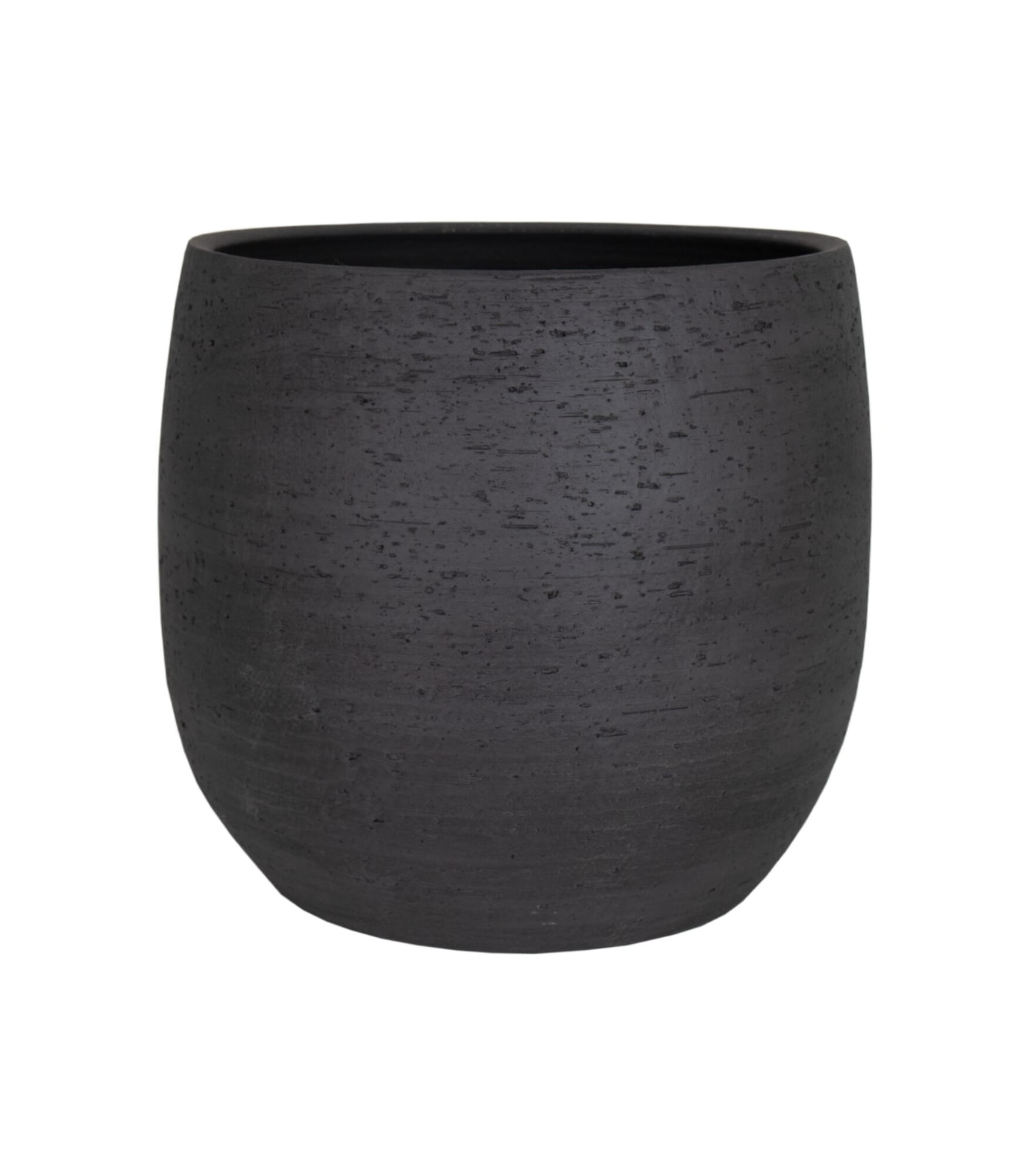 Maceta de arcilla cocida hemera gris de ø 25 cm