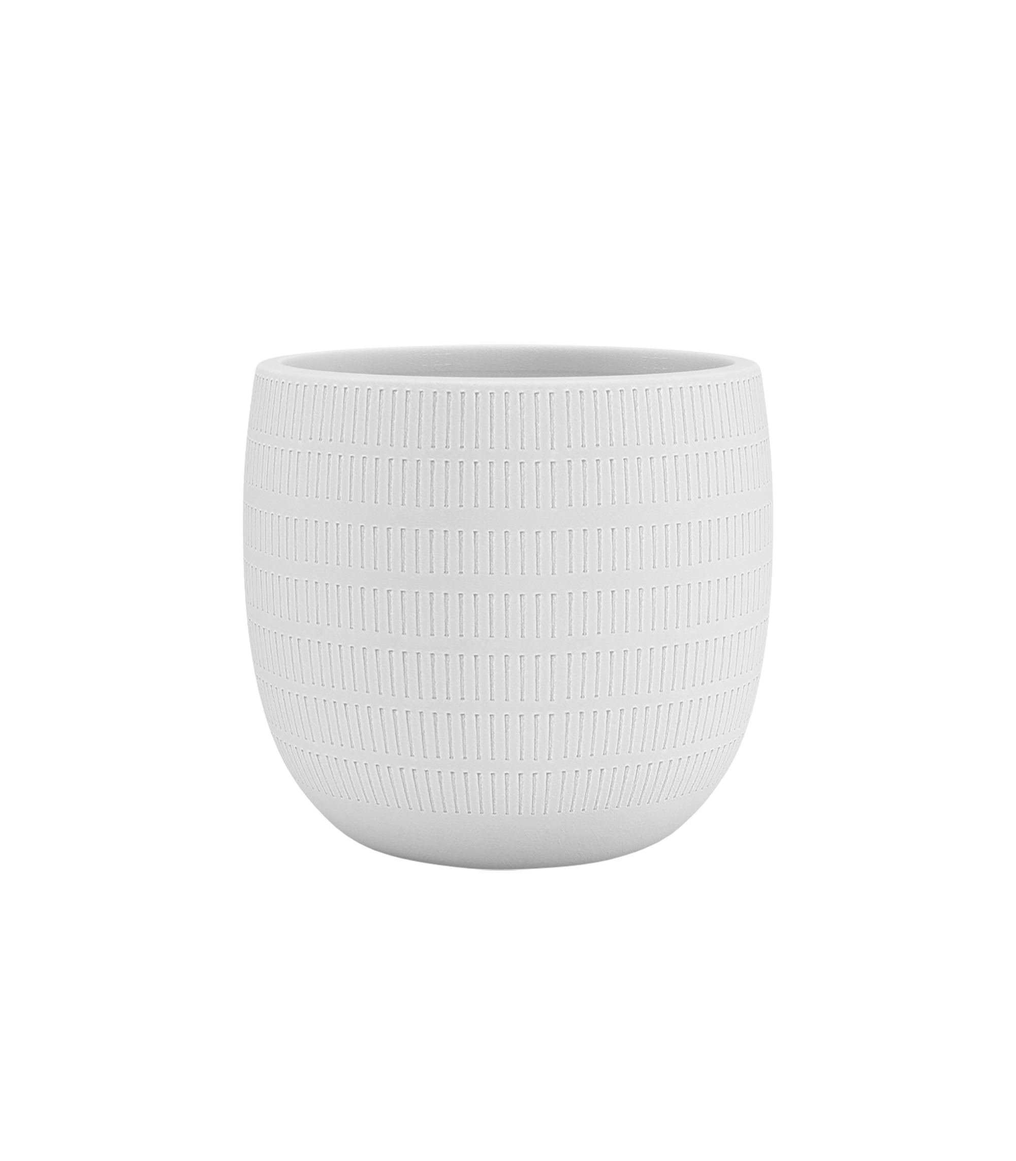 Vaso de cerâmica AURA 25 cm BRANCO ARTEVASI - 5
