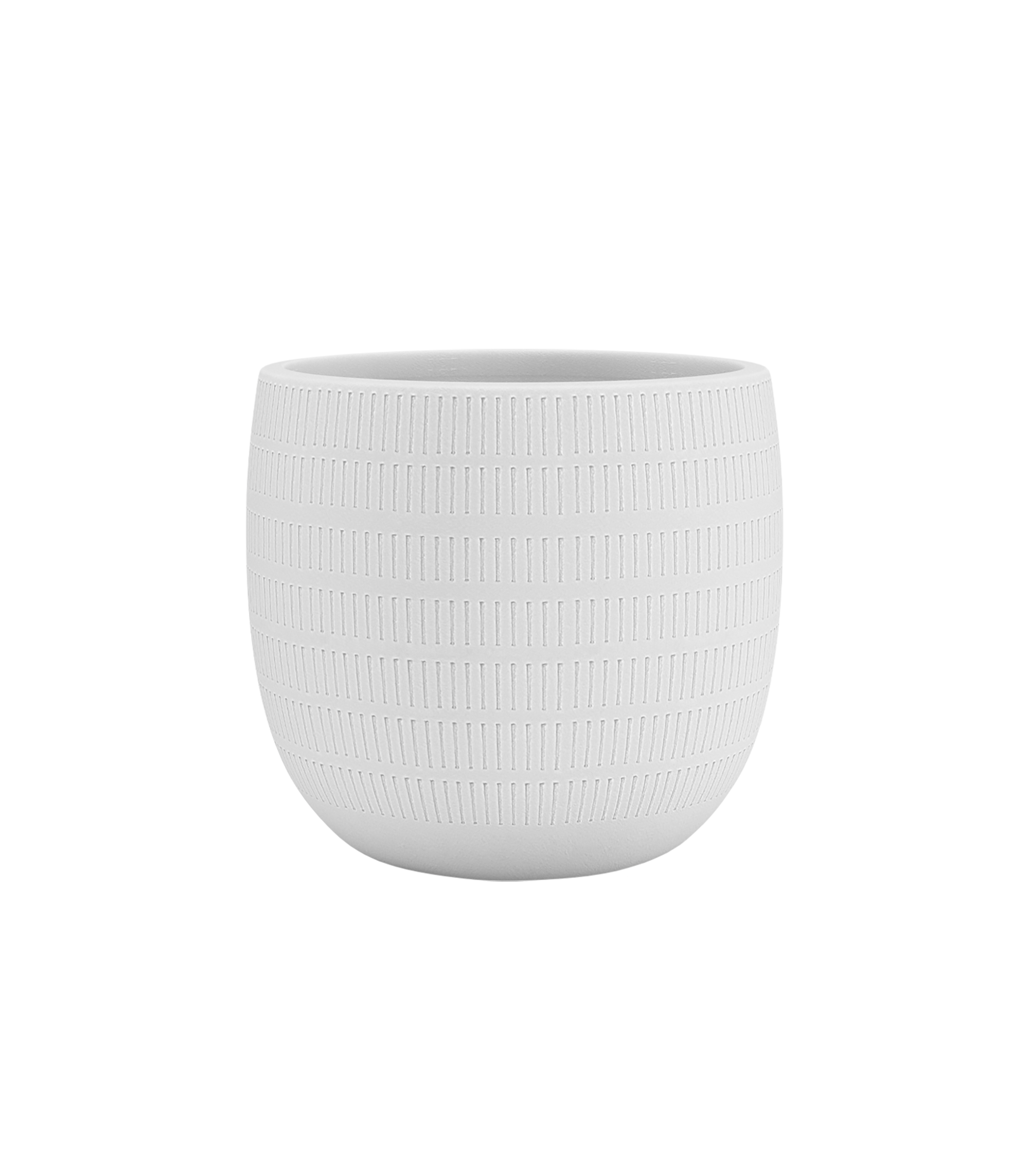 Vaso de cerâmica AURA 29CM BRANCO - 4