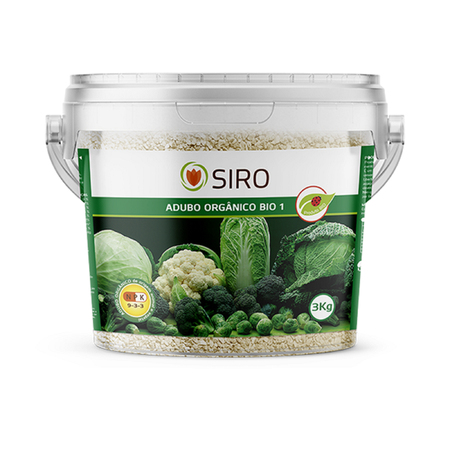 Adubo orgrânico Siro 1 - 9-3-3 3 kg