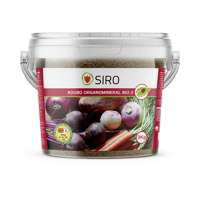 Adubo orgrânico Siro mineral 2 - 6-5-12 3 kg