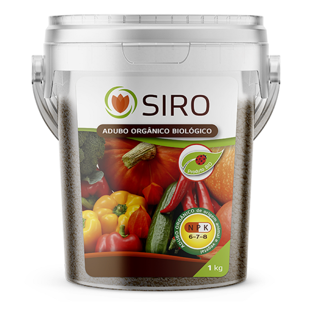 Adubo orgrânico Siro 6-7-8 1 kg