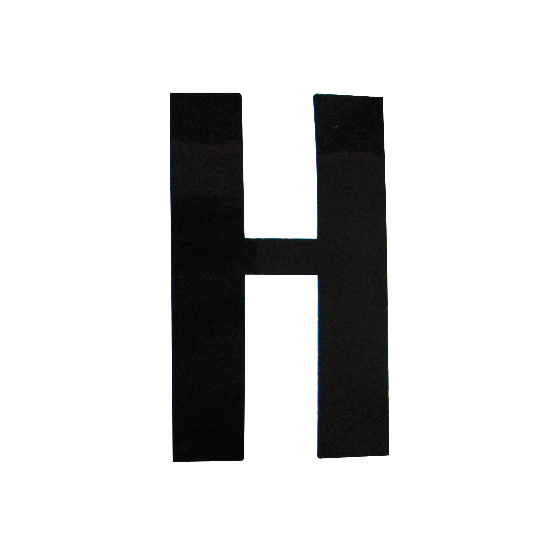 5 Adesivi Lettere E Numeri In Plastica Lucida - Altezza 20 Cm, Per Esterno, Bianco - Foto 3