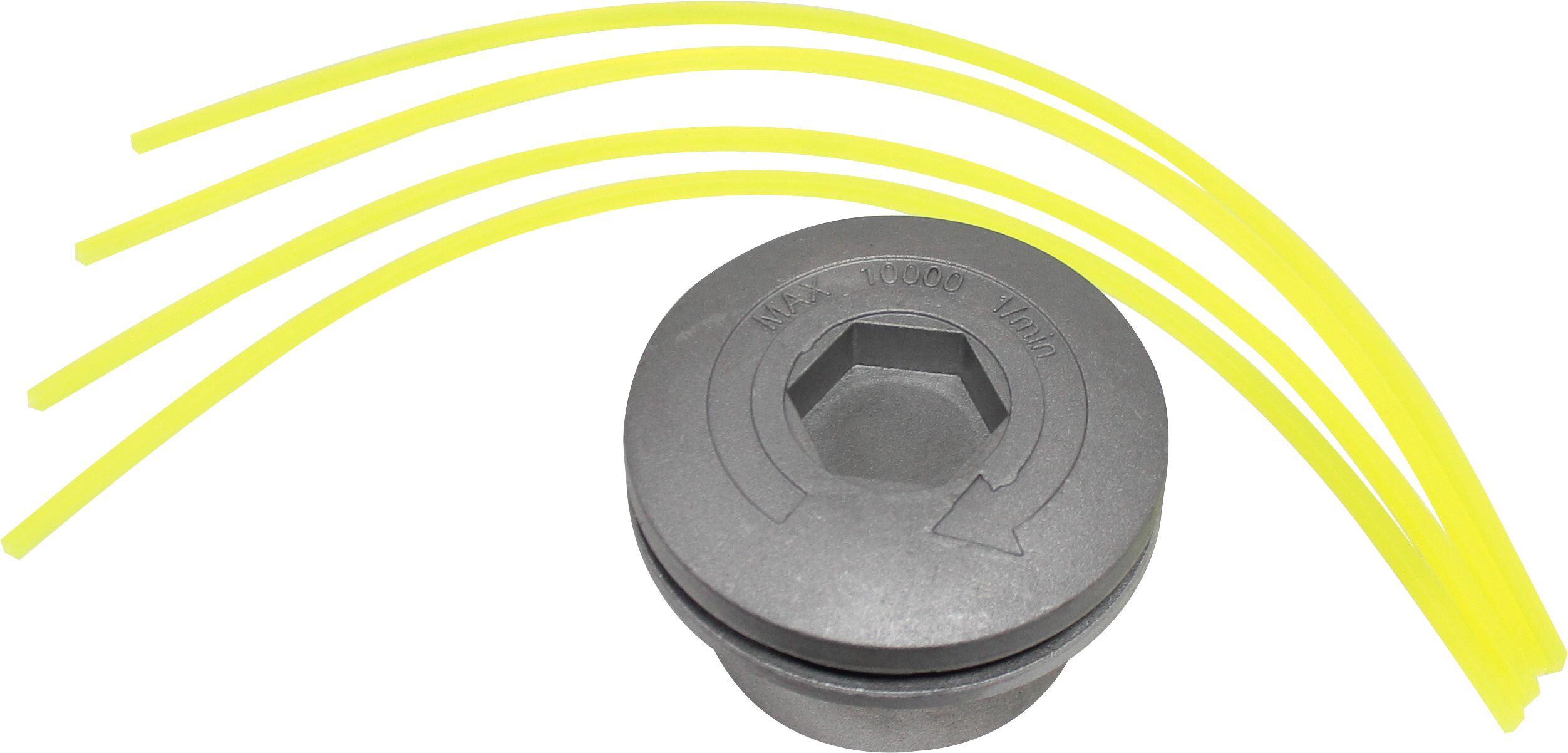 Bobina de hilo para cortabordes o desbrozadora de 2.4 mm y 0 m