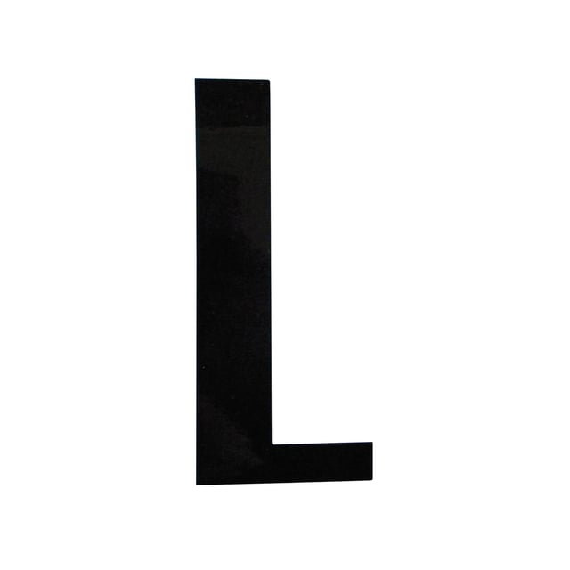 Lettera L adesivo, 7.5 x 5 cm