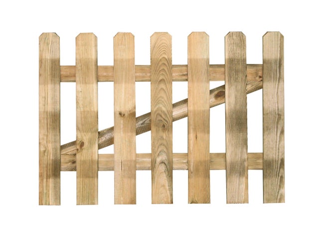 Porta para cerca de madeira 100x80 cm Forest Style Mustang