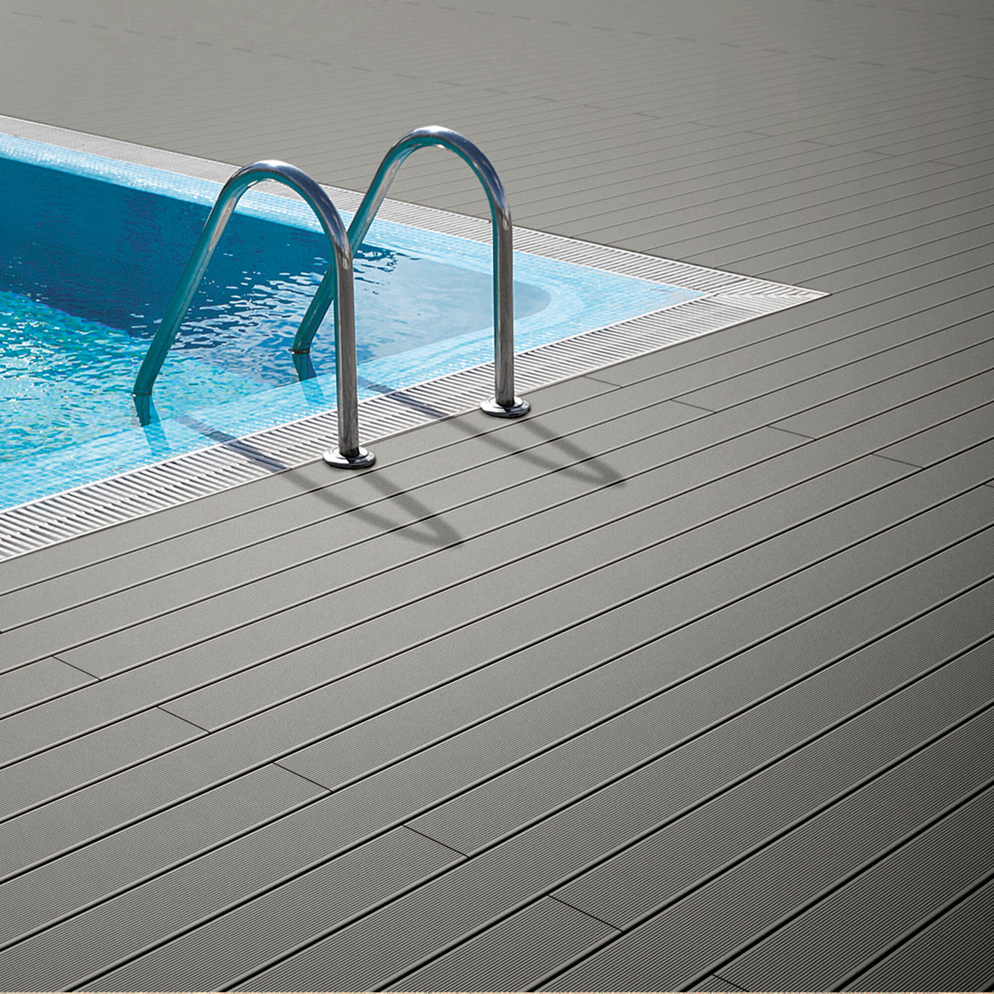 Deck de composite CDECK ALVEOLAR PRETO 24MM 230X14CM - 13
