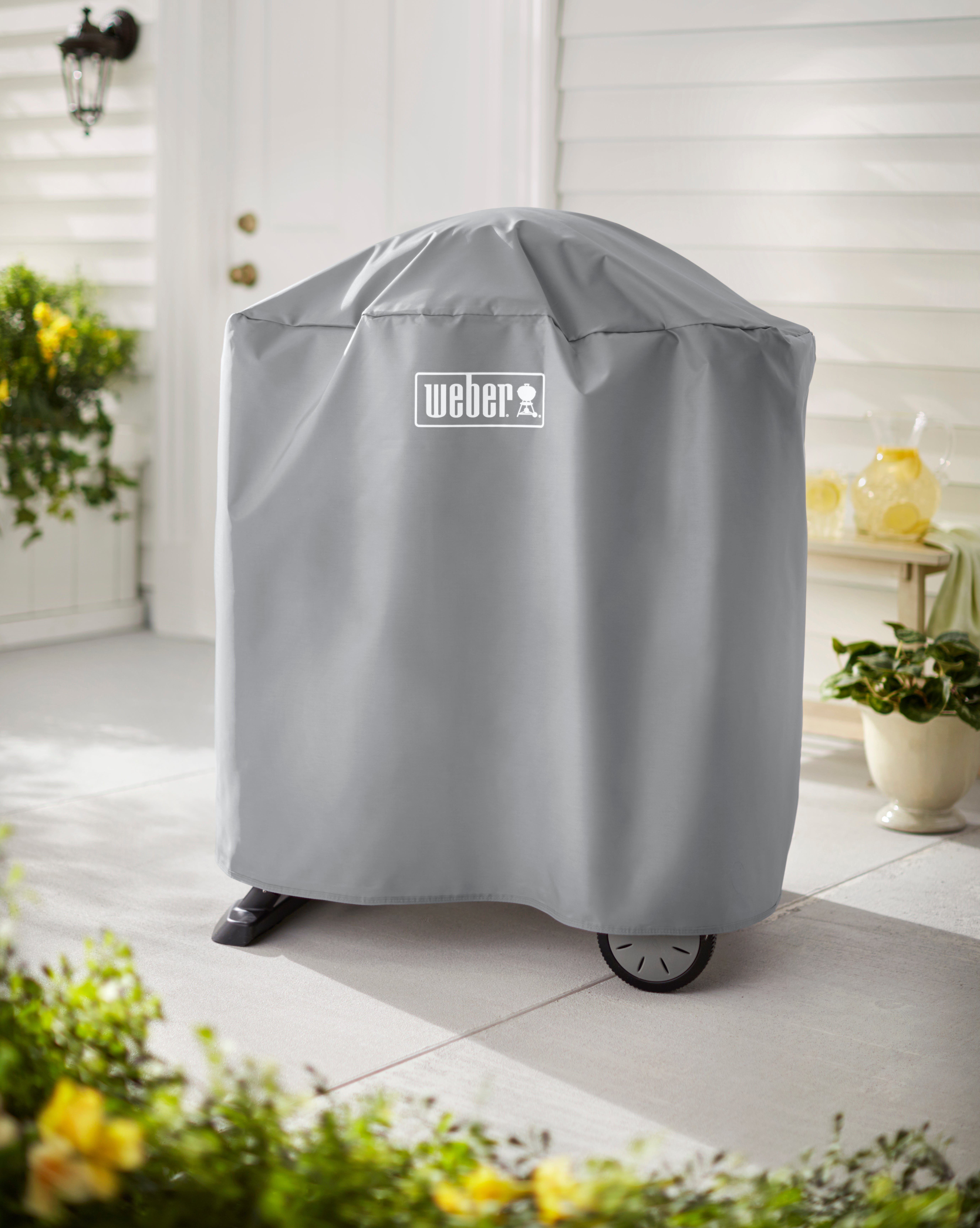 Cobertura para barbecue Weber séries Q 1000/Q 2000 com carrinho de apoio - 4