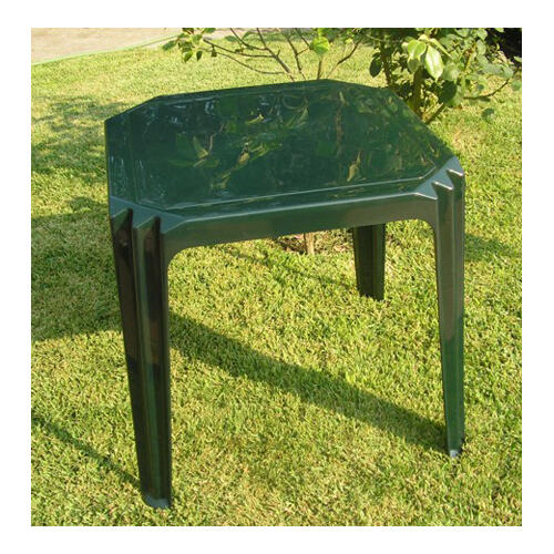 Mesa de resina VIANA VERDE 75X75CM - 2
