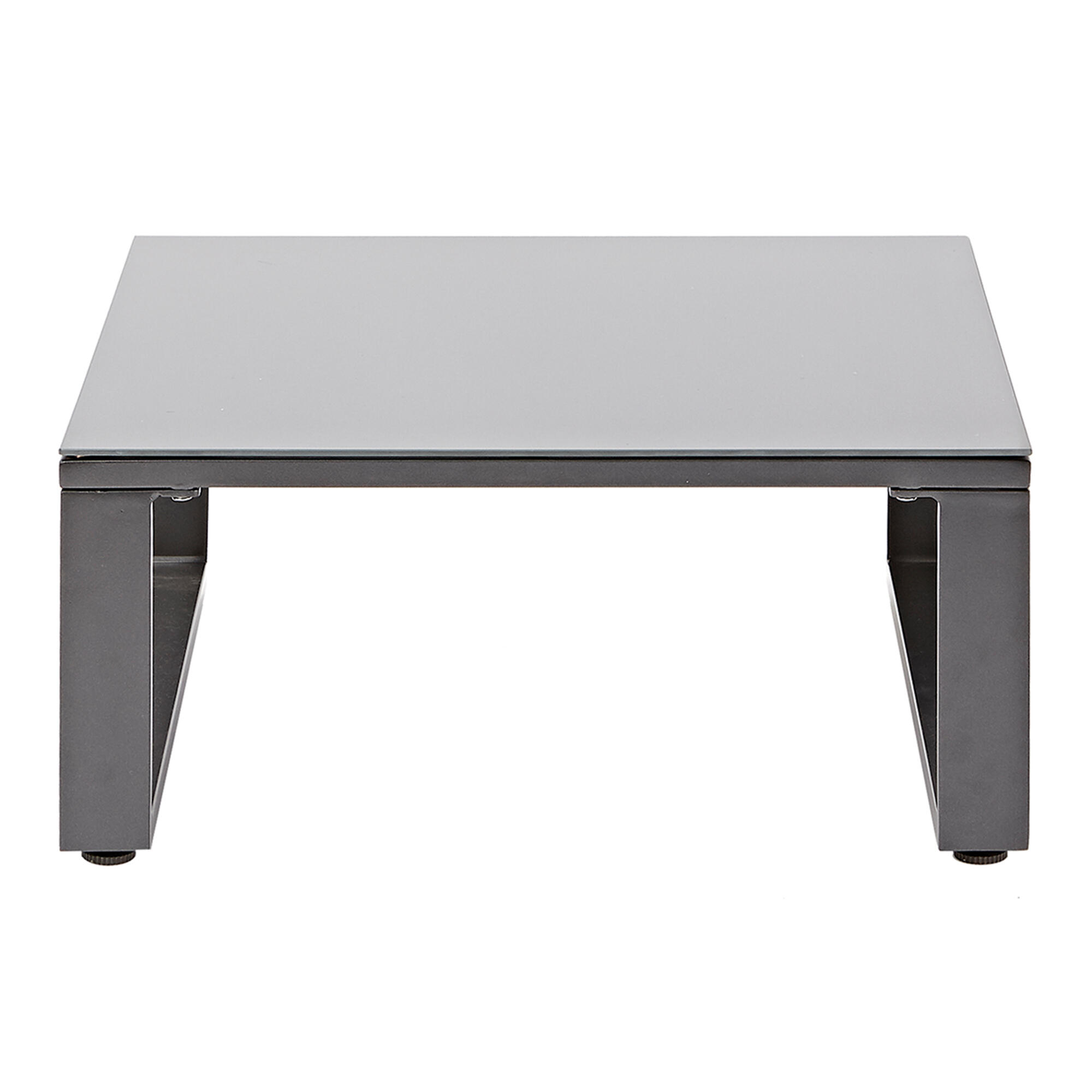 Salotto da giardino per 4 persone antracite Lyra NATERIALcon cuscini in poliestere grigio - 14