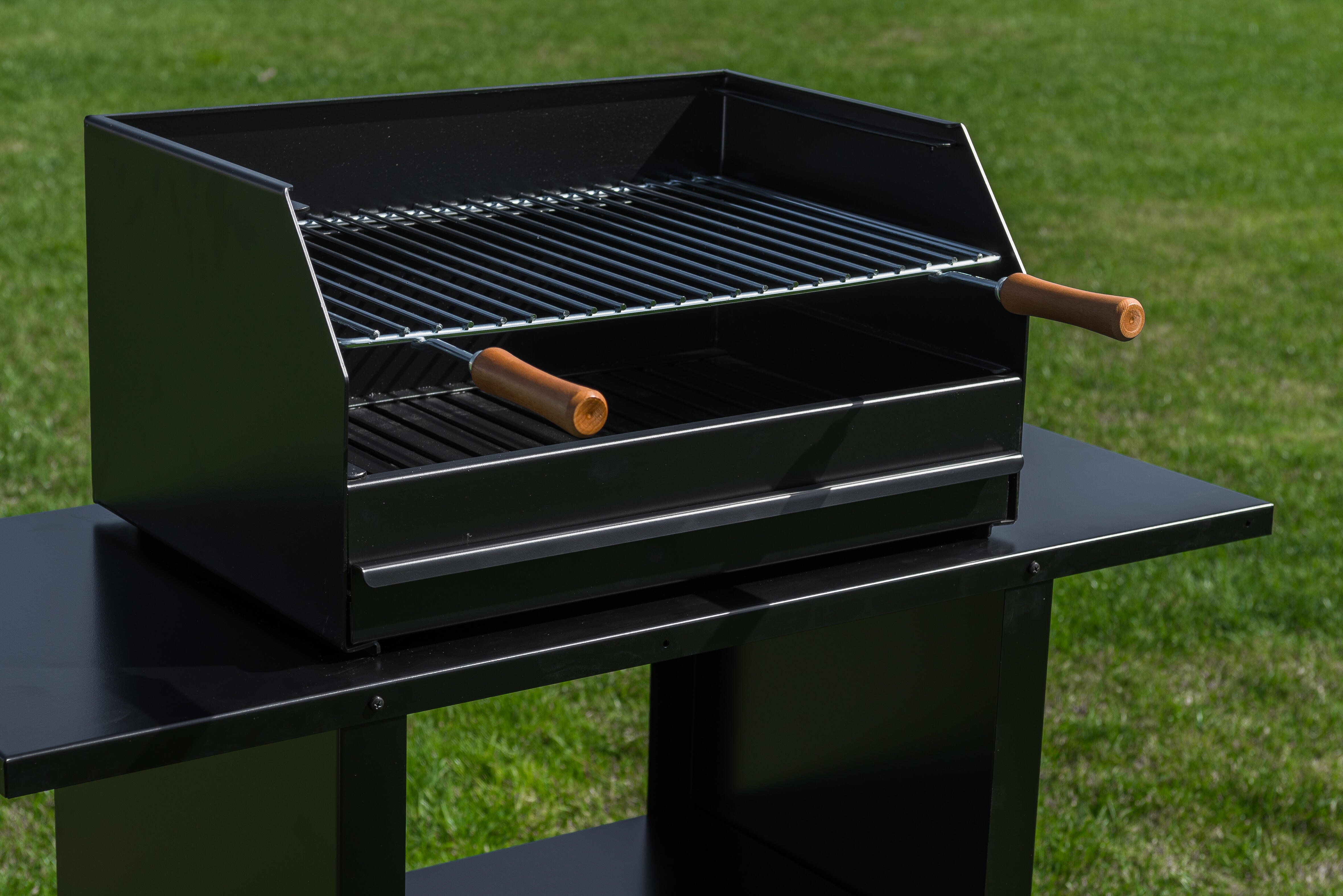 Grelha para churrasqueira retangular 58x38 cm Igno - 6