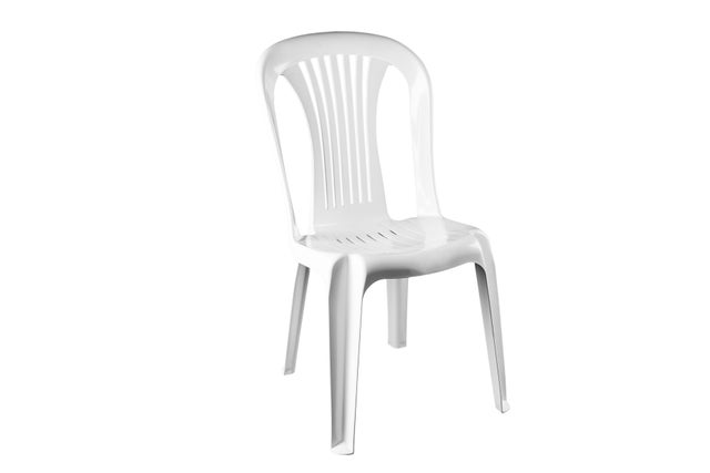 Cadeira de resina LAGOS BRANCO RECICLADO