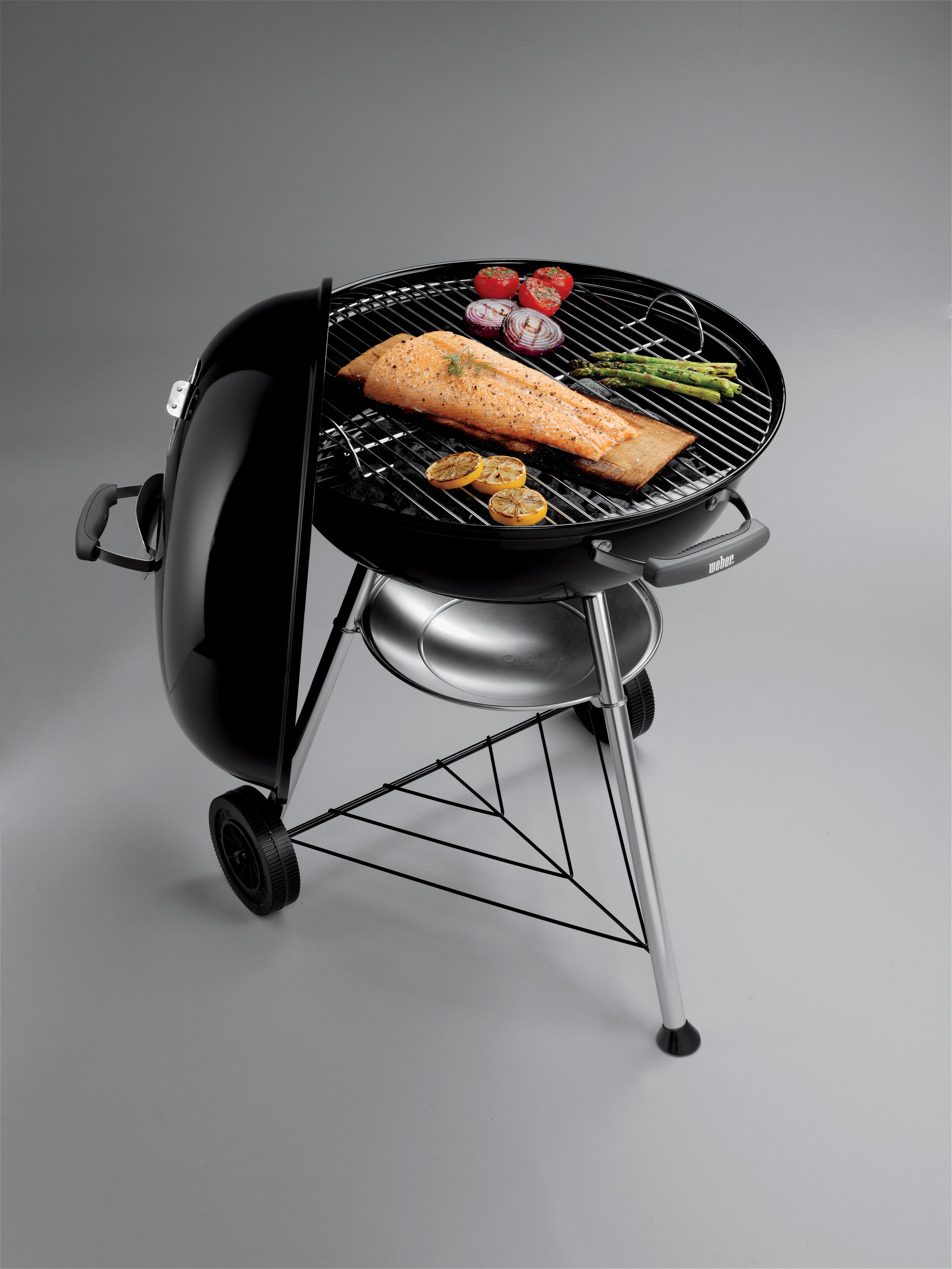 Barbecue a carvão WEBER COMPACT KETTLE 57CM PRETO - 29