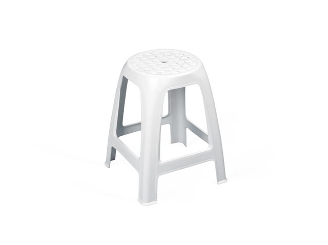 Banco de resina MONOBLOCO BRANCO RECICLADO