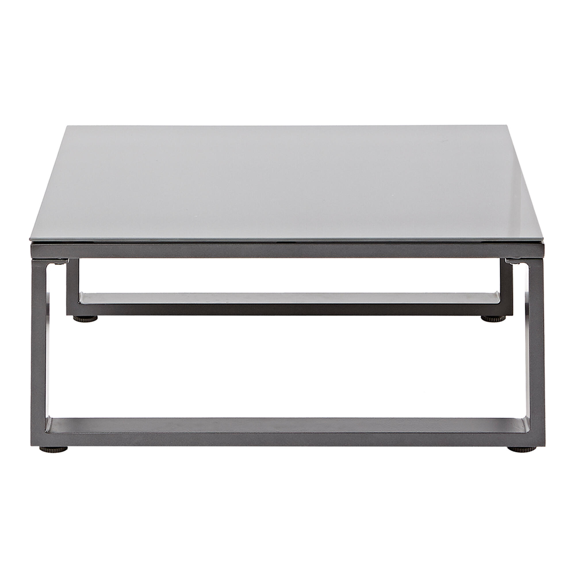 Salotto da giardino per 4 persone antracite Lyra NATERIALcon cuscini in poliestere grigio - 12