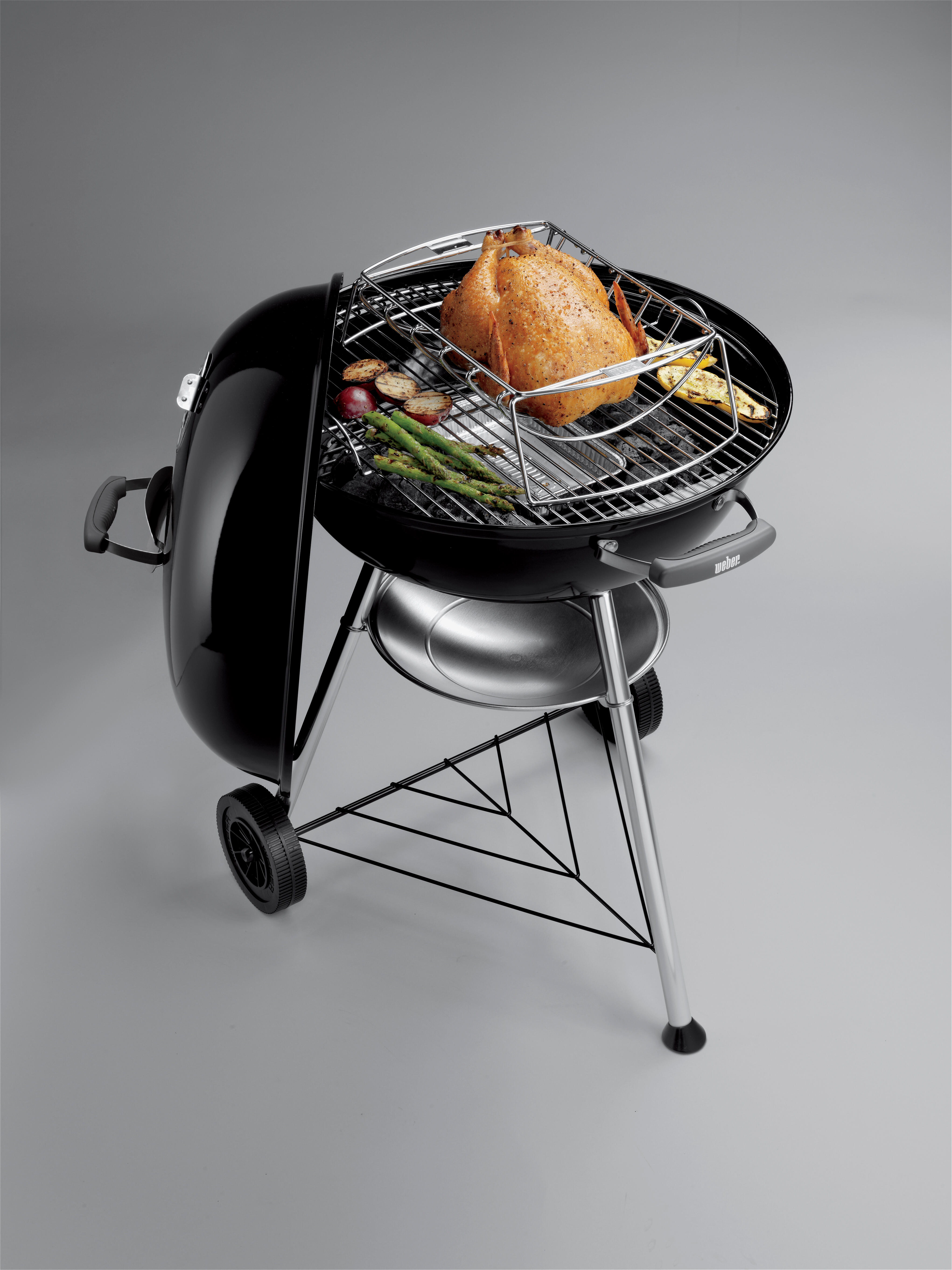 Barbecue a carvão WEBER COMPACT KETTLE 57CM PRETO - 28