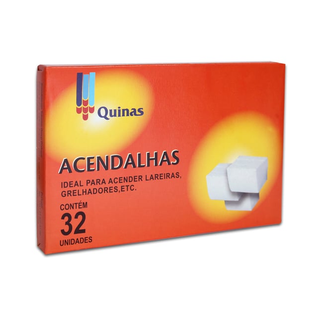 Acendalhas querosene 32 unidades Quinas