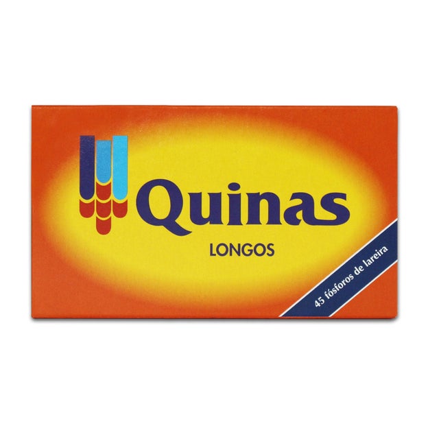 Fósforos longos caixas com 45 unidades Quinas