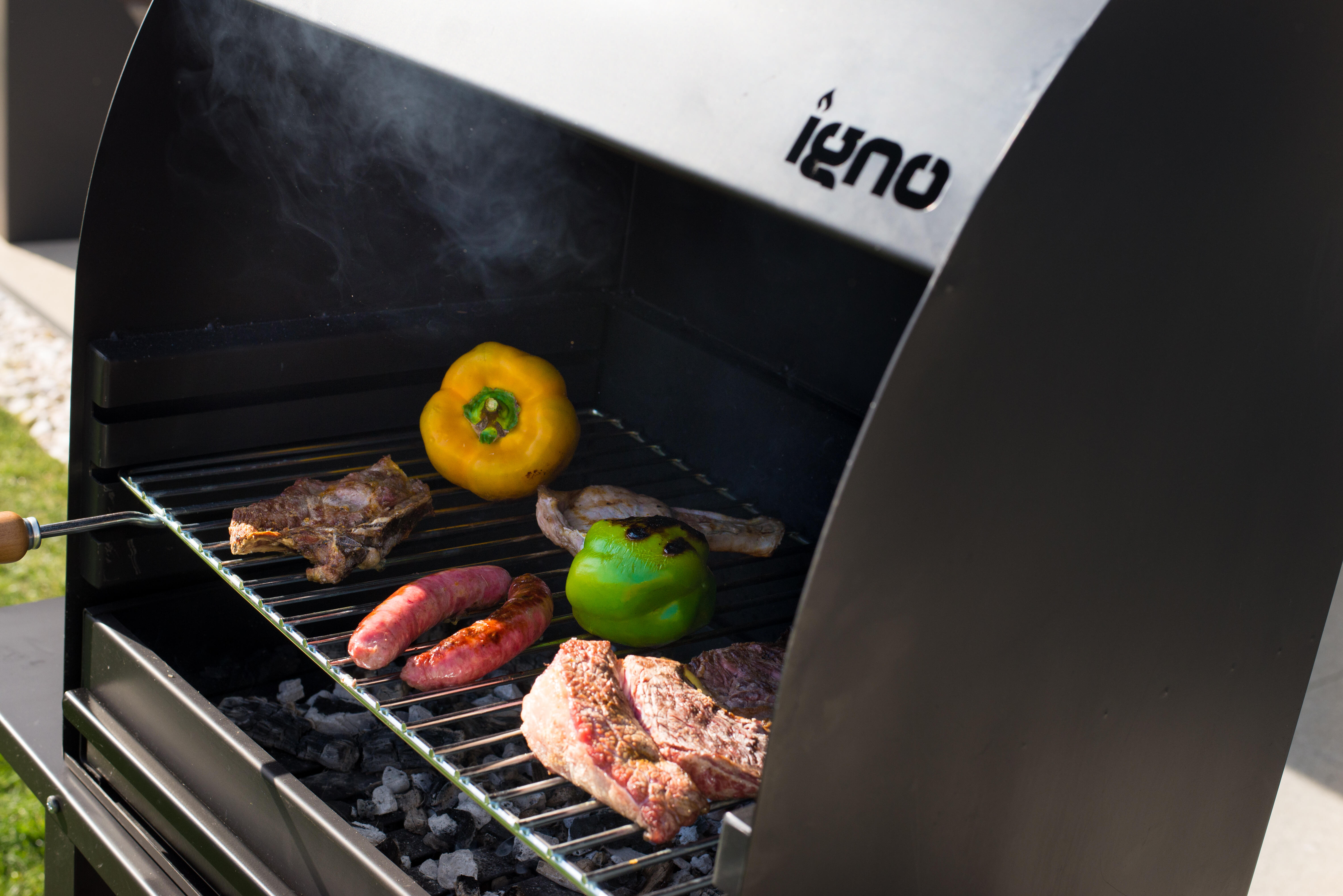 Grelha para churrasqueira retangular 58x38 cm Igno - 2