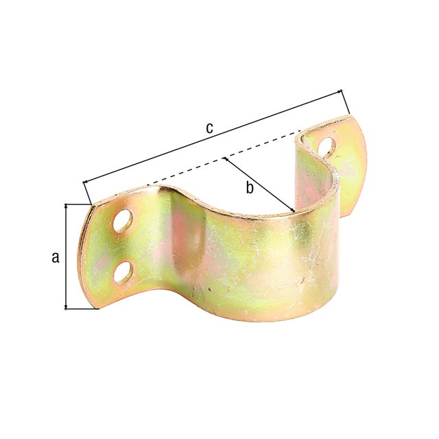 Abraçadeira para tubo 1/2COLAR TUBO Ø48 FURO Ø9