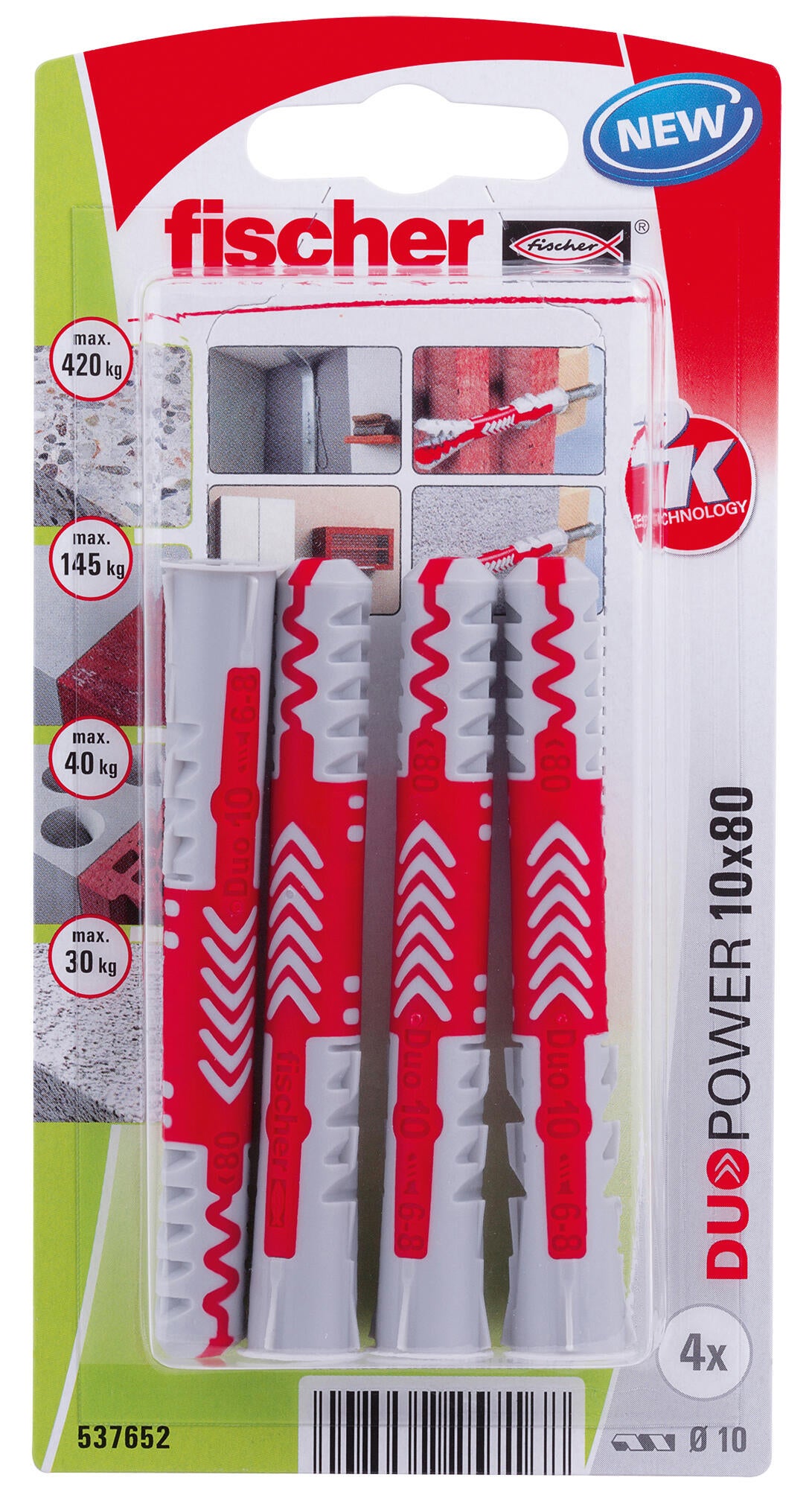 4 buchas MULTIMATERIAL D10X80MM - 5