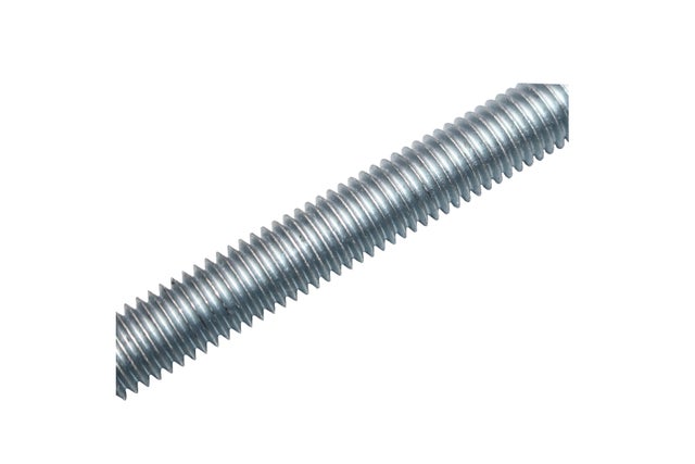 Varão roscado aço zincado M6 1000 mm Masterbrico