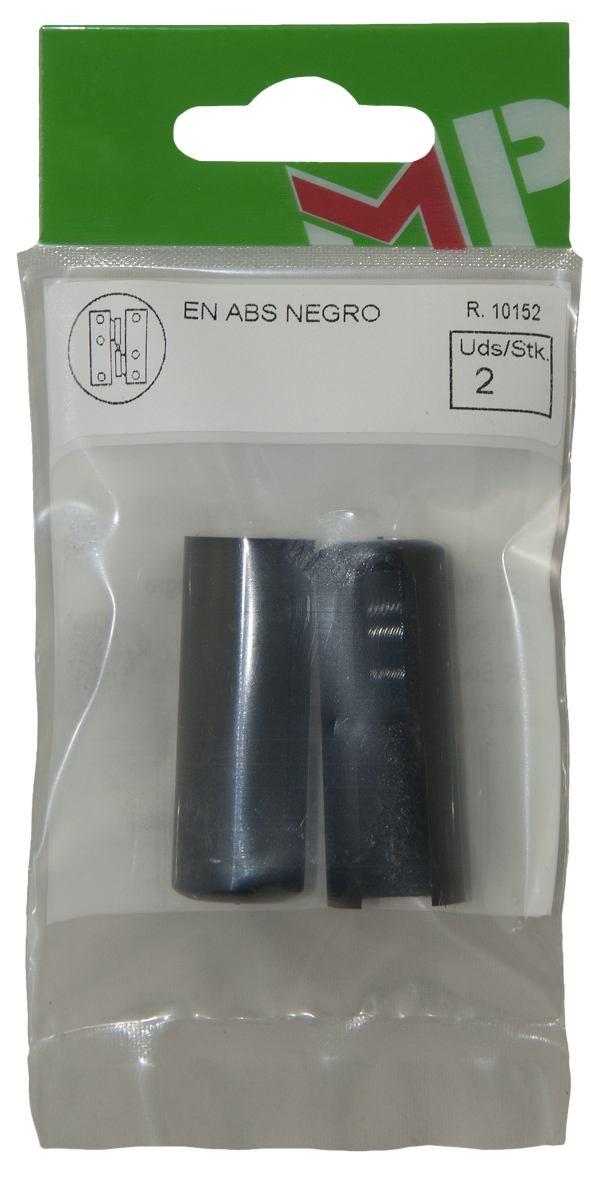 2 tampas PVC PRETO - 2