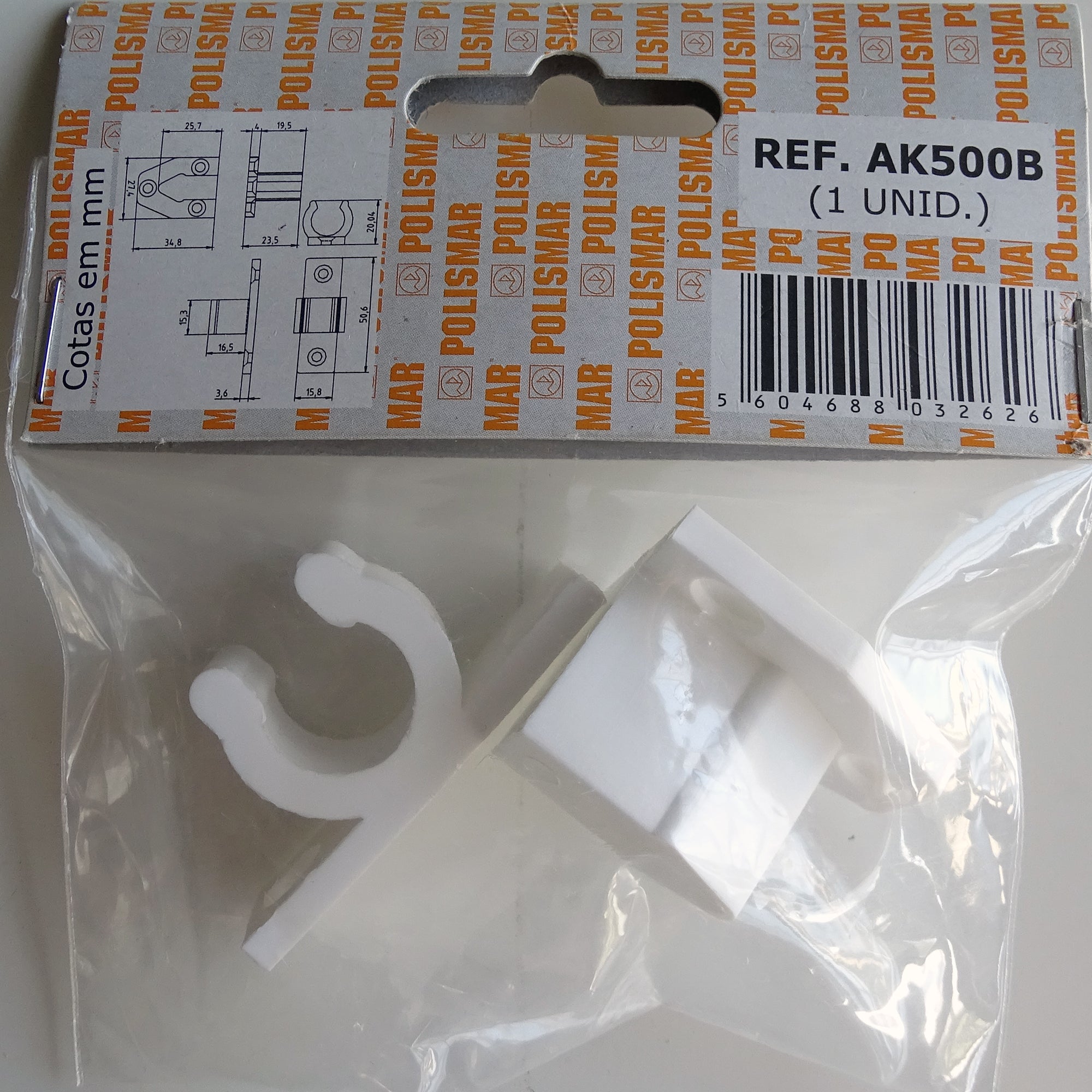 Fixador de portas NYLON 500 BRANCO - 2