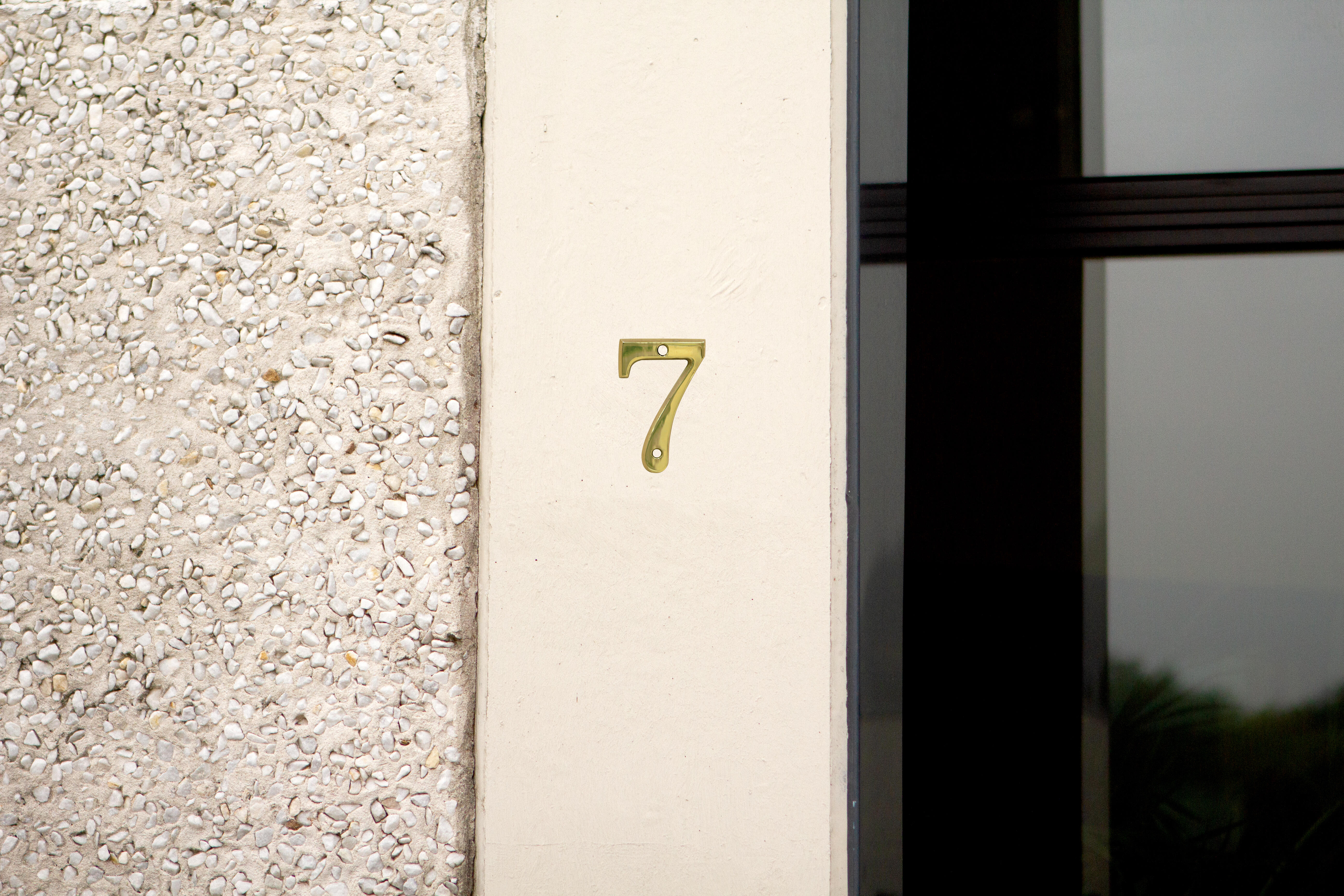 Número 7 LATÃO - 2
