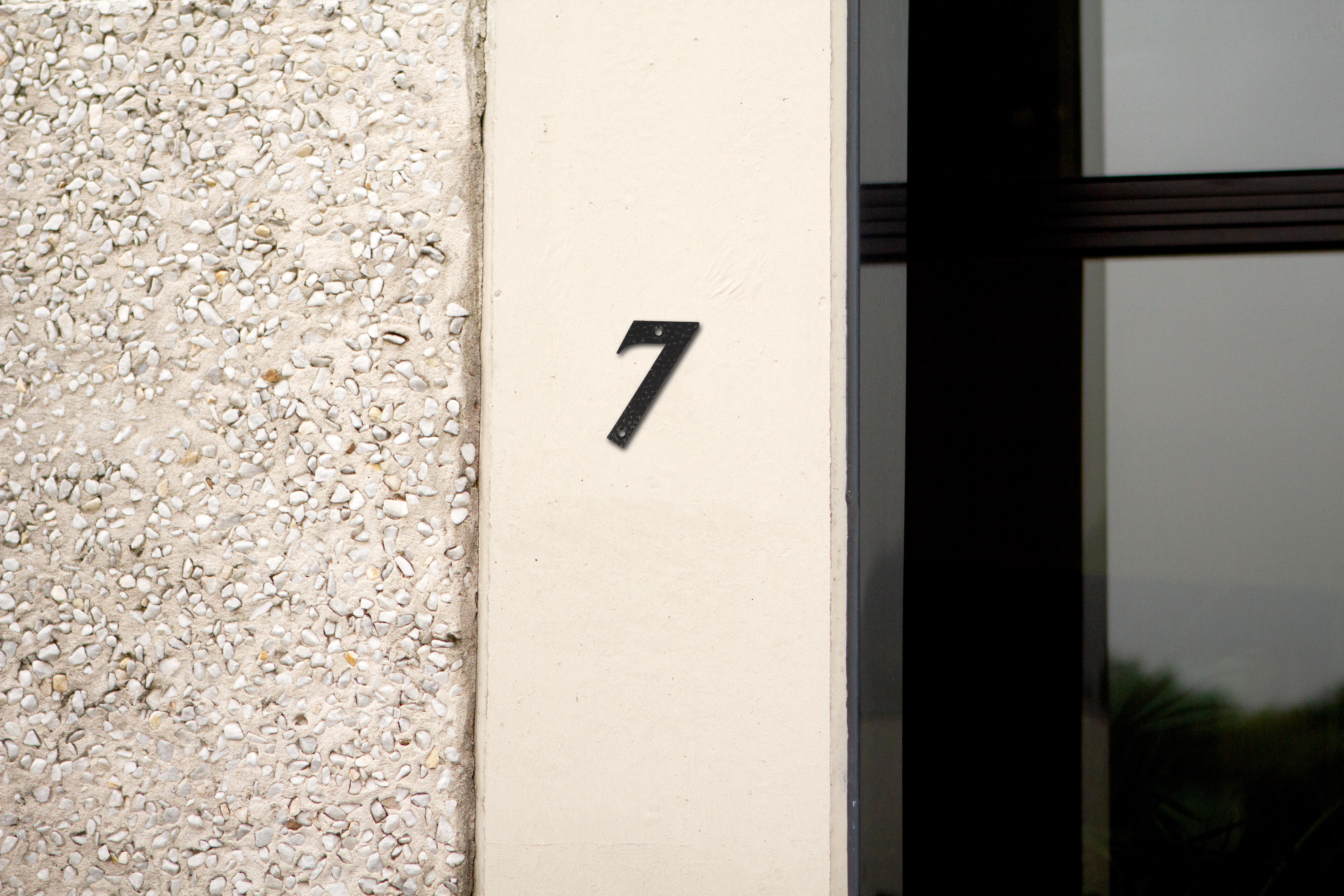 Número 7 AÇO PRETO - 2