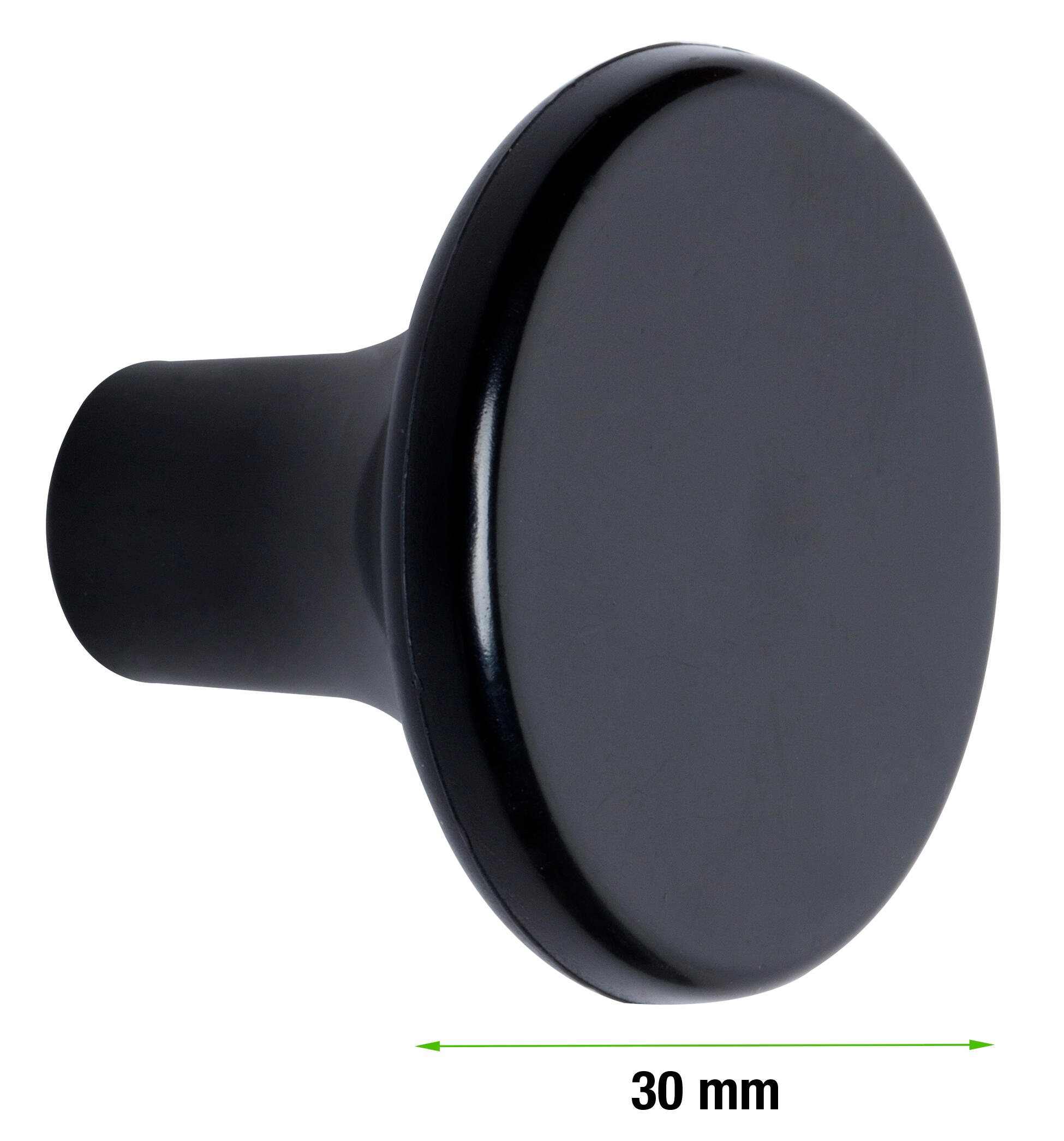 Puxador para móvel PRETO 30MM - 6 UNIDADES - 5