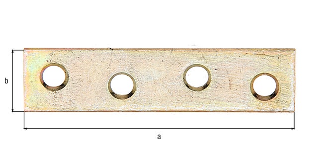 Placa de união ZINCADO 60MM