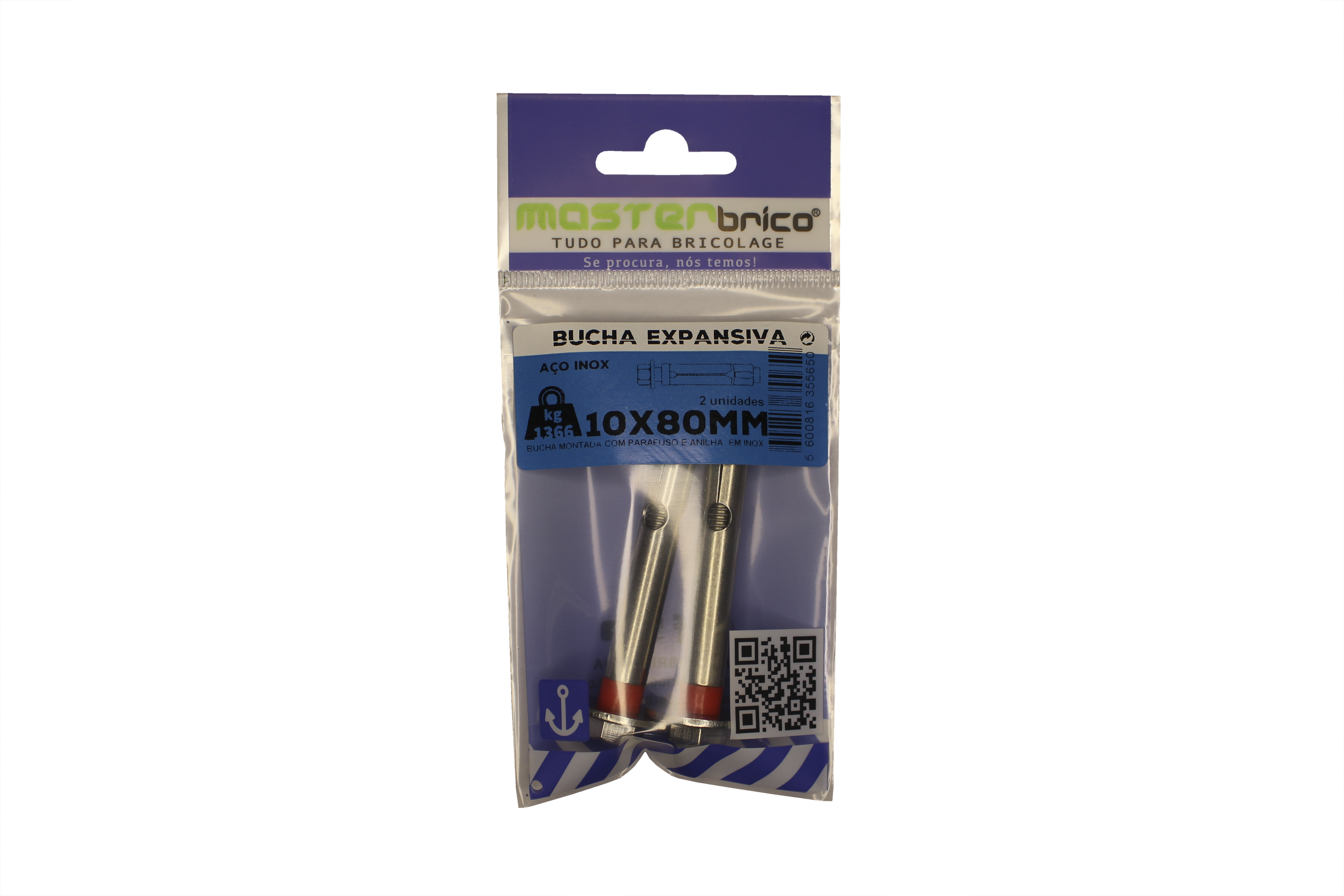 Bucha expansiva 10X80MM COM PARAFUSO - 3