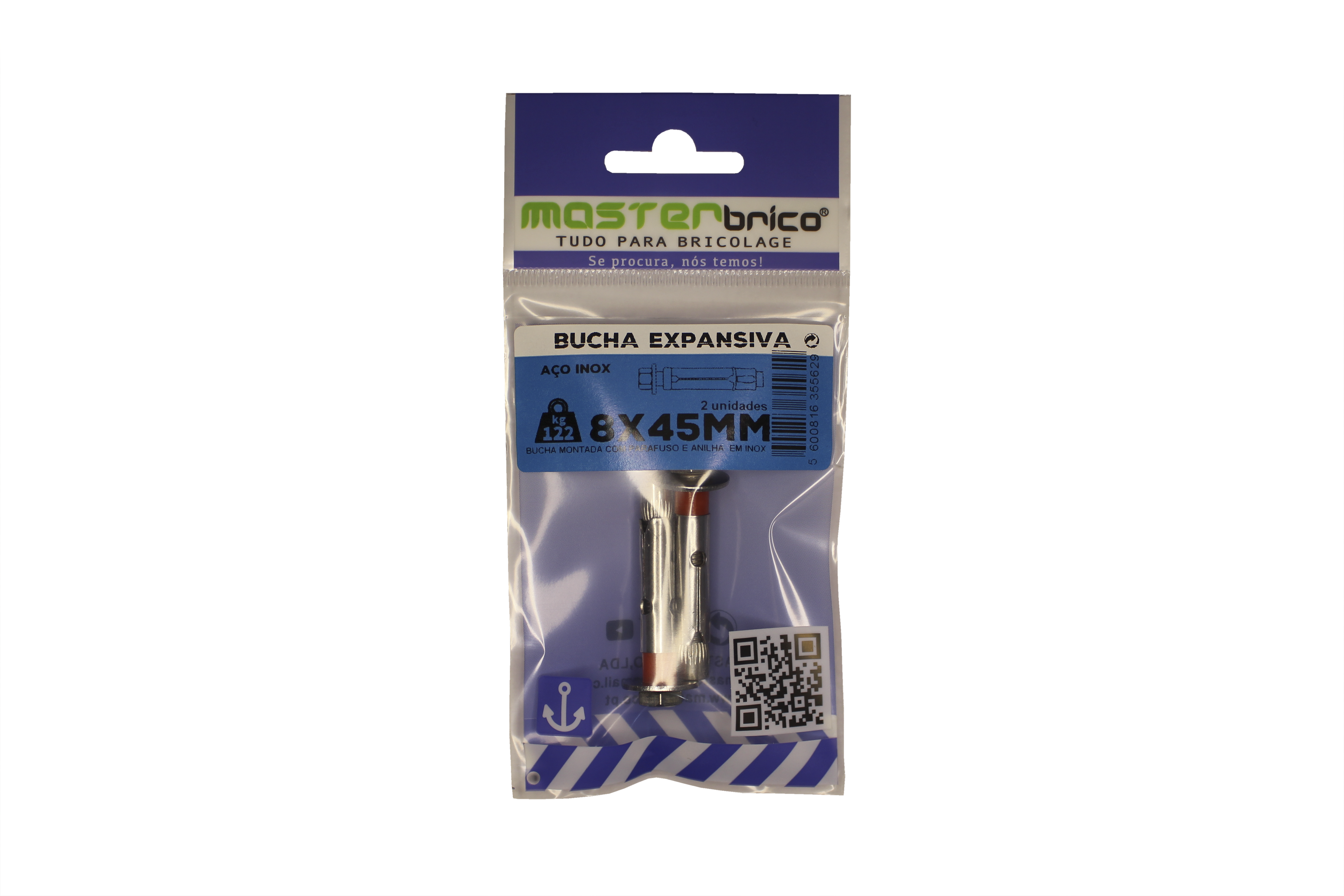 Bucha expansiva 8X45MM COM PARAFUSO - 4