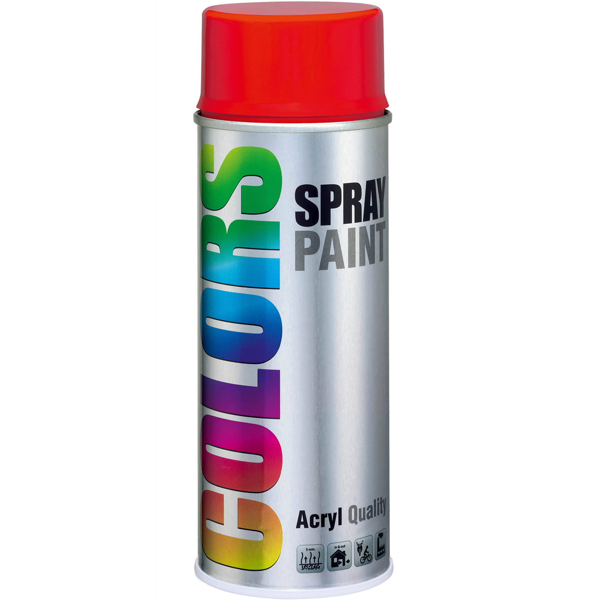 DUPLI-COLOR Spray Peinture Acrylique RAL 3020 Rouge Signalisation - 400 Ml - Haute Brillance, Anti-rayures, Résistant Intempéries