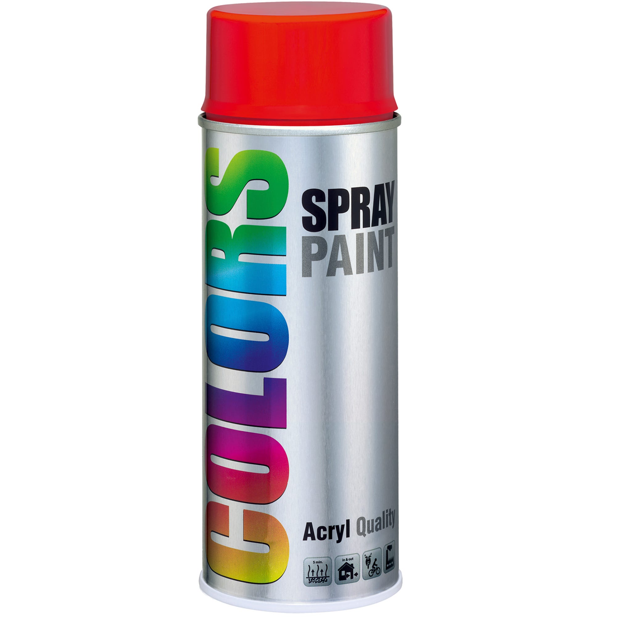 DUPLI-COLOR Spray Peinture Acrylique RAL 3020 Rouge Signalisation - 400 Ml - Haute Brillance, Anti-rayures, Résistant Intempéries
