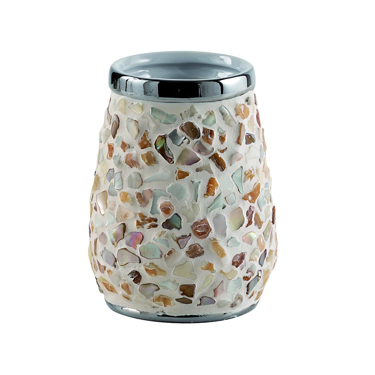 Bicchiere Portaspazzolini In Ceramica Marrakesh - Colore Marrone, Elegante Per Bagno - Foto 4