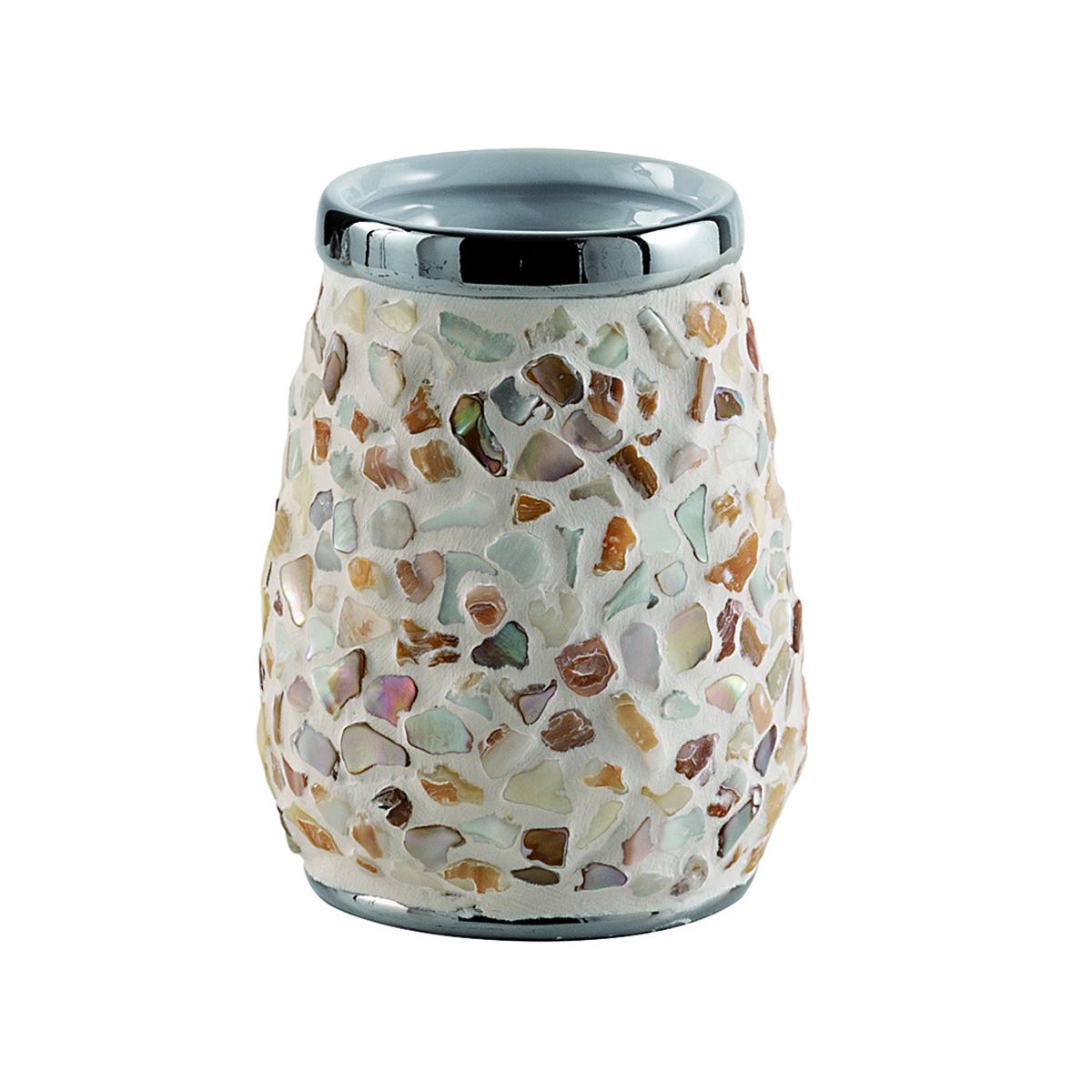 Bicchiere Portaspazzolini In Ceramica Marrakesh - Colore Marrone, Elegante Per Bagno - Foto 4