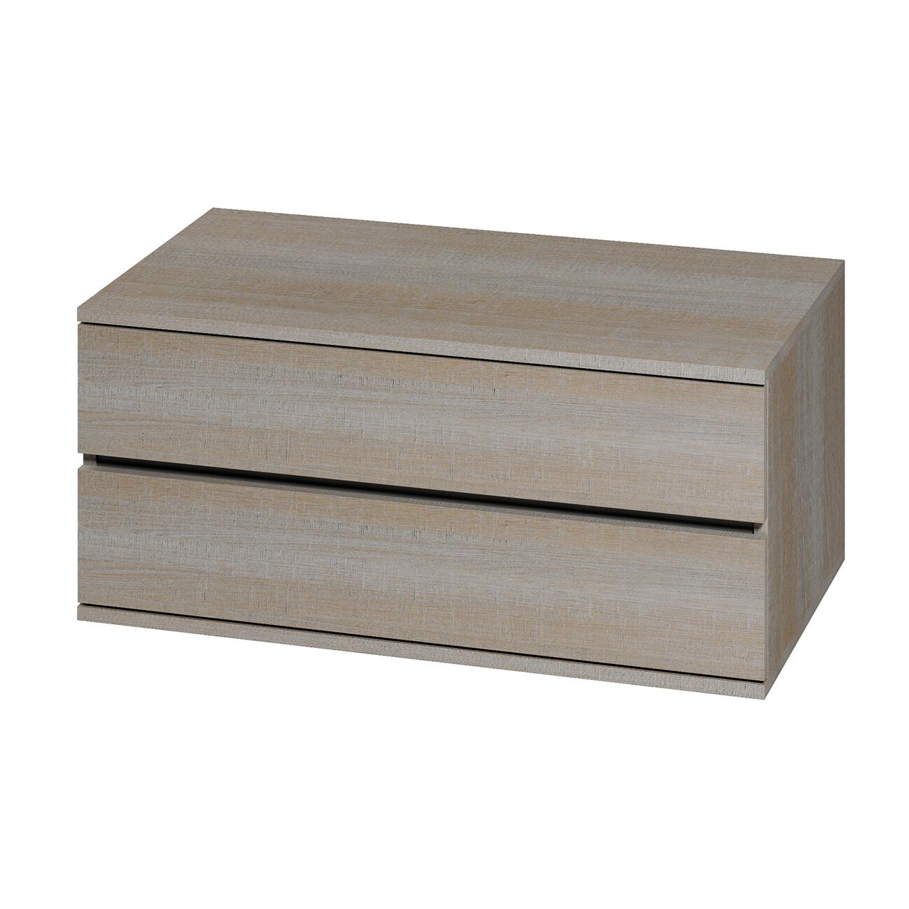 Cassetto per modulo Project L 90 x H 42.8 x P 50 cm rovere naturale ...