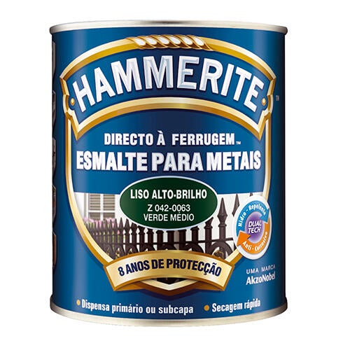 Esmalte antioxidante e anticorrosivo HAMMERITE VERDE MÉDIO 2.5L