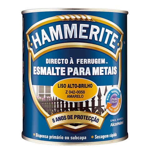 ESM ANTIOX LISO HAMMERITE 0.75L AMARELO